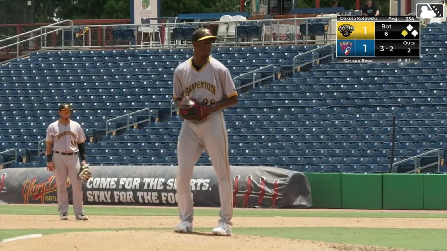 Carlson Reed notches his eighth strikeout | 06/26/2024 | Pittsburgh Pirates