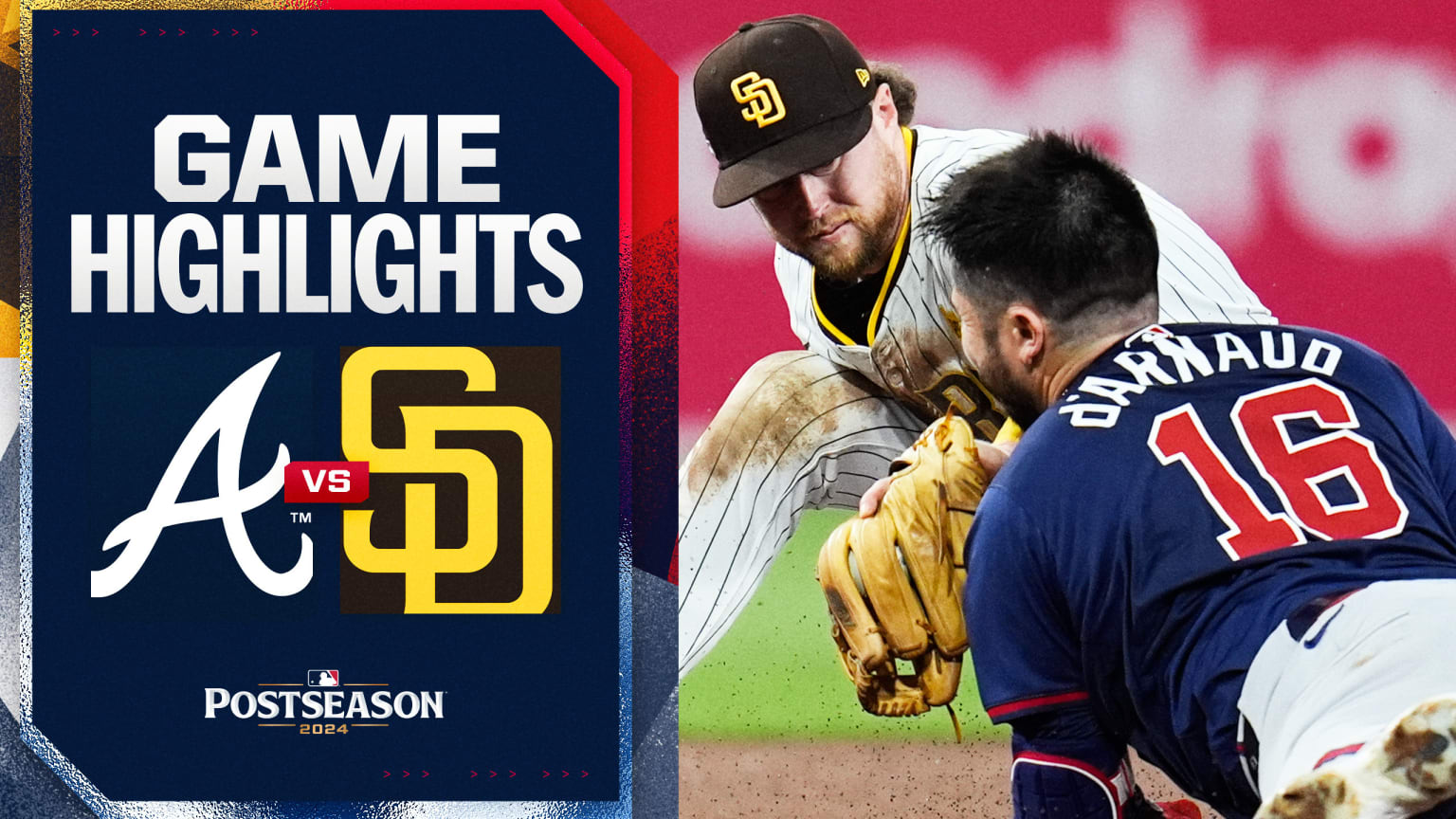Braves vs. Padres Game 1 Highlights 10/01/2024