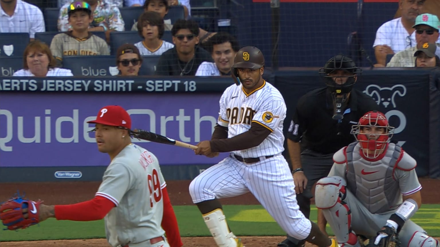 Trent Grisham's RBI single, 07/09/2023