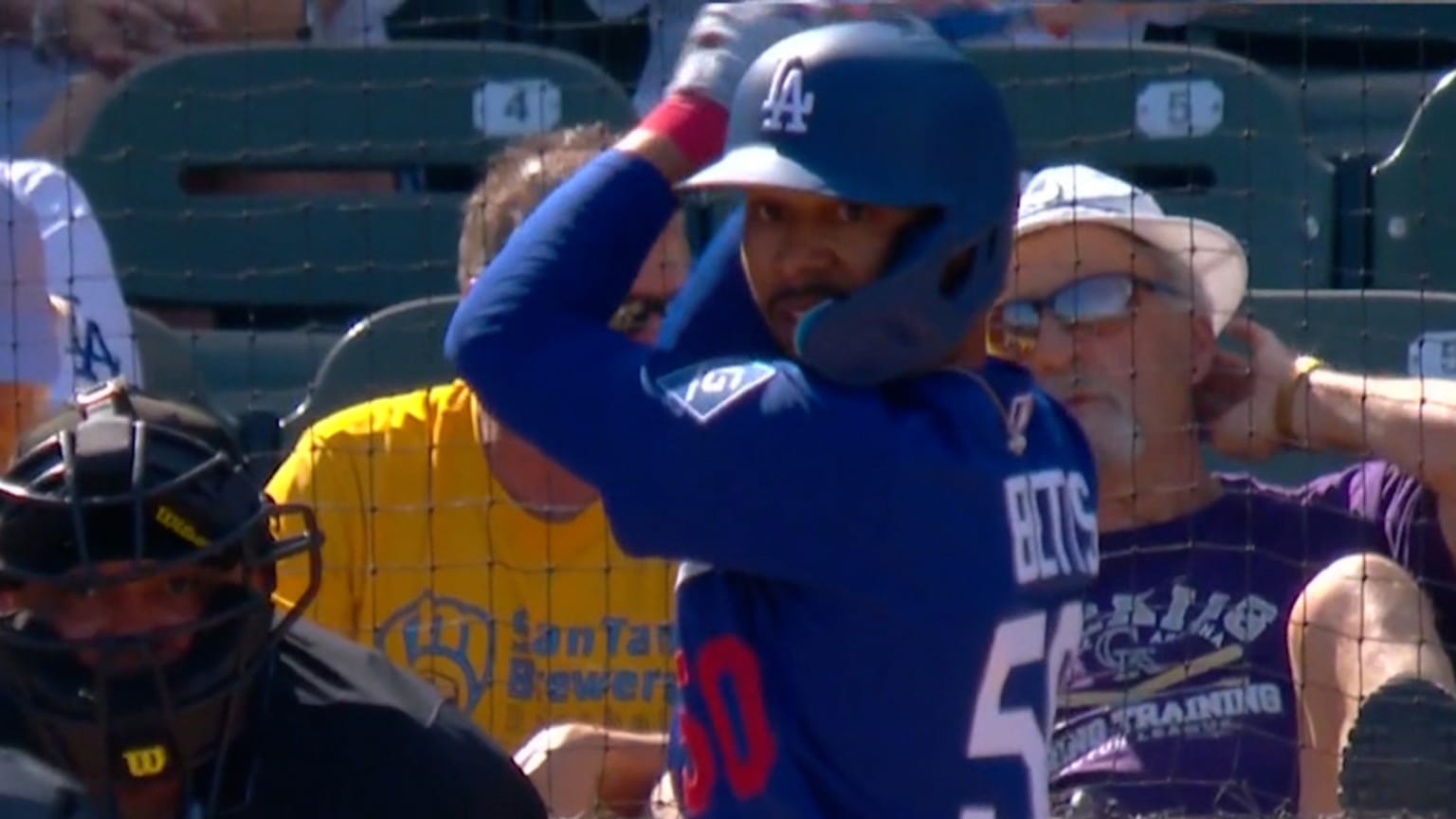Mookie Betts' leadoff single in the 6th | 03/02/2026 | Los Angeles