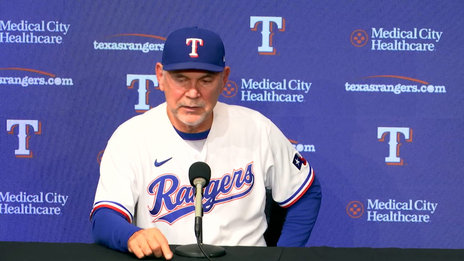 Rangers manager Bruce Bochy on 3-2 win over Rays | 07/17/2023 | Texas ...