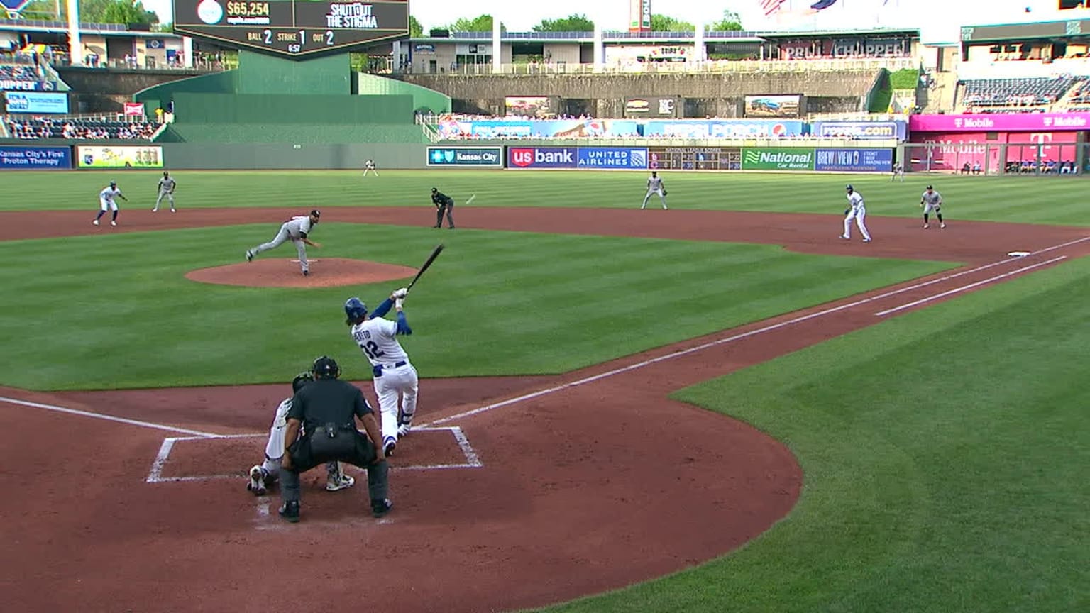 Nick Pratto ropes an RBI single to right field | 05/10/2023 | Kansas ...