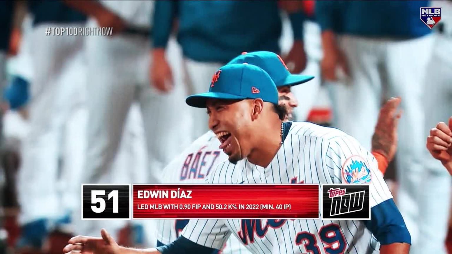 Edwin Díaz makes Top 100 02/16/2023 MLB