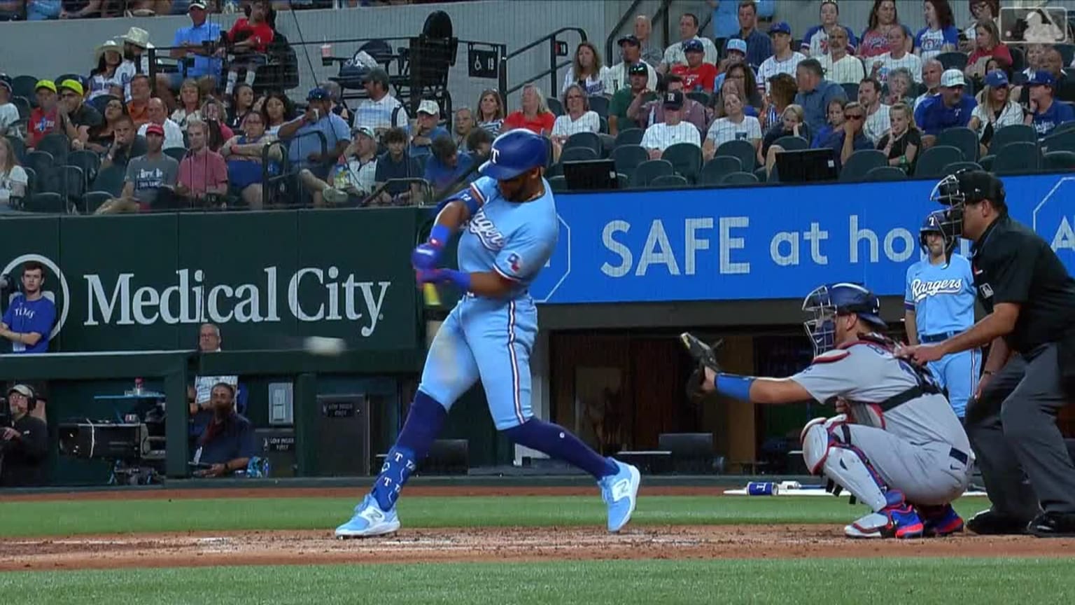 Leody Taveras ropes a two-run double in the 3rd | 07/23/2023 | Texas ...