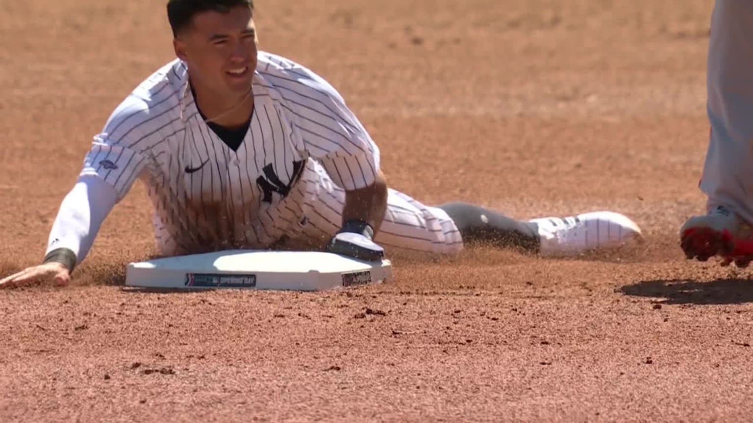 Volpe swipes the Yankees' first base of the season | 03/30/2023 | New ...