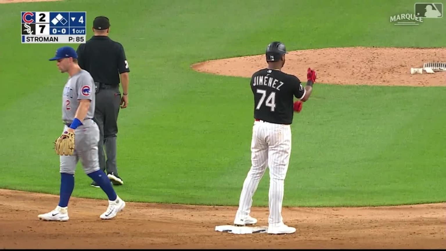 WATCH: White Sox' Eloy Jiménez hits a in 2-run double in 7th – NBC Sports  Chicago