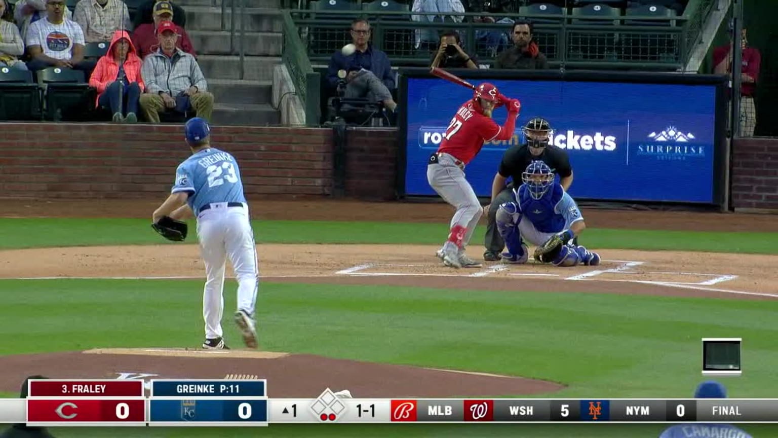 Zack Greinke's eephus pitch 03/14/2023