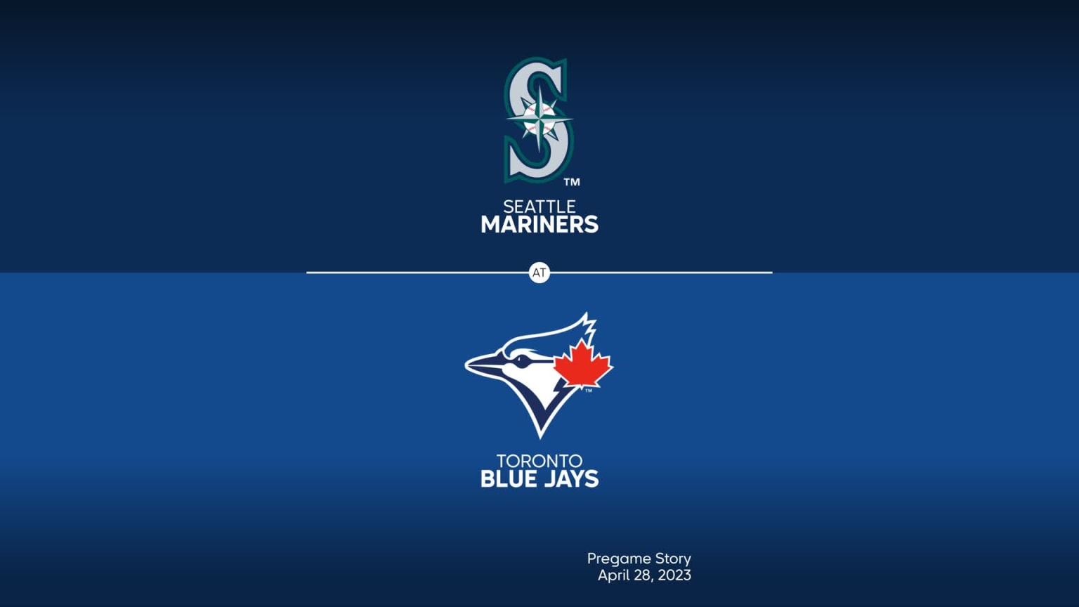 Seattle Mariners vs. Toronto Blue Jays, April 28, 2023