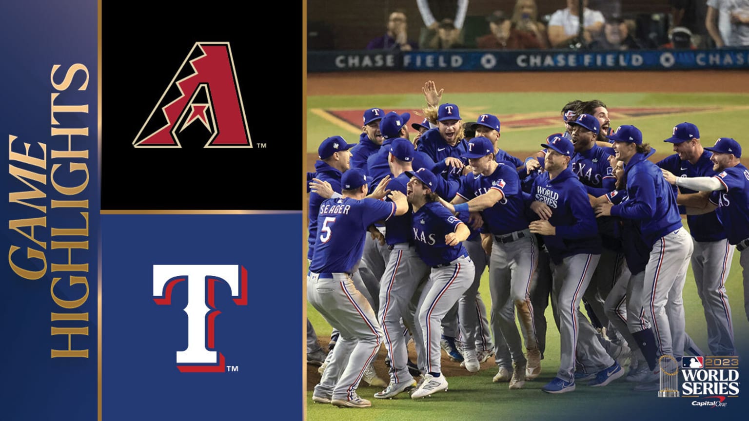 Rangers vs. D backs Highlights