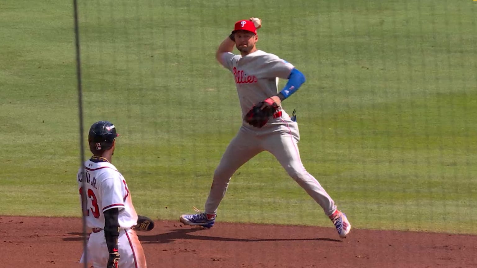 Trea Turner's spinning throw | 09/30/2026 | Philadelphia Phillies