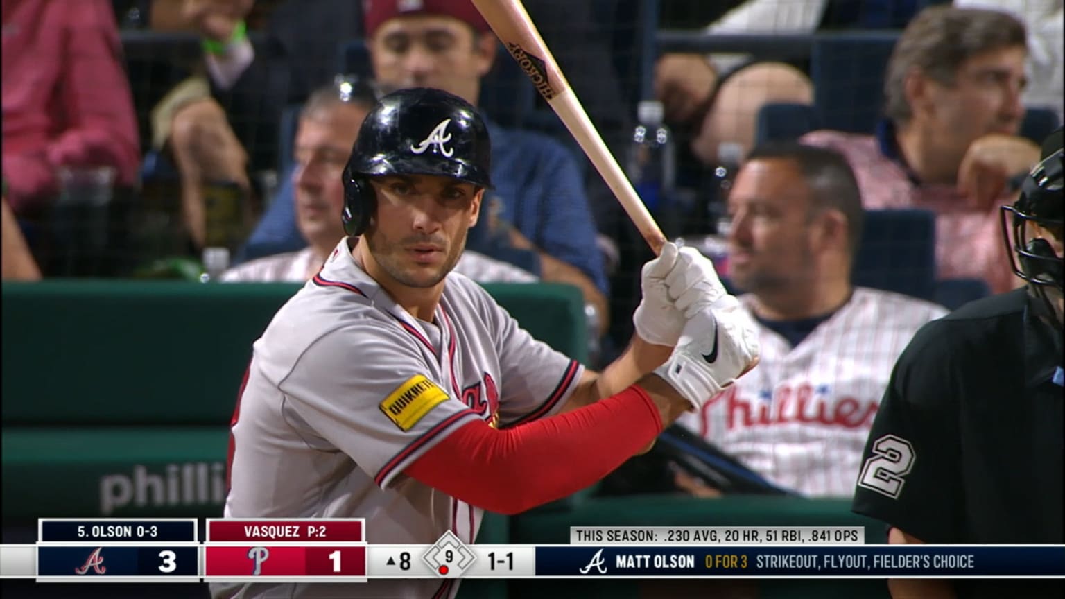 Matt Olson's solo home run (21) 06/20/2023 Atlanta Braves