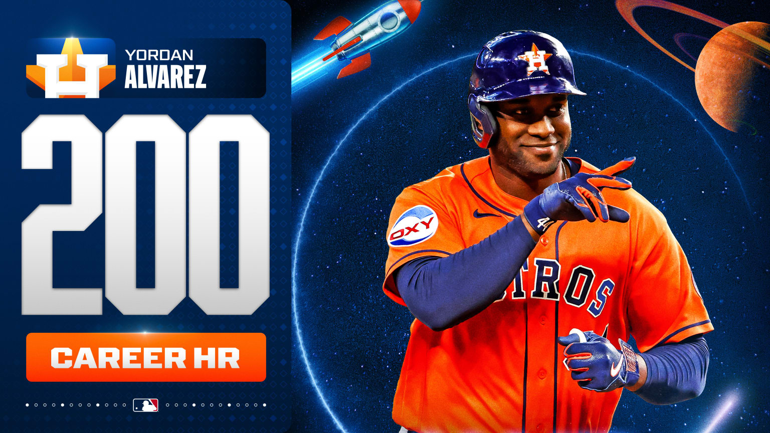 Yordan Alvarez's 200th career homer (30) | 07/10/2026 | MLB Japan