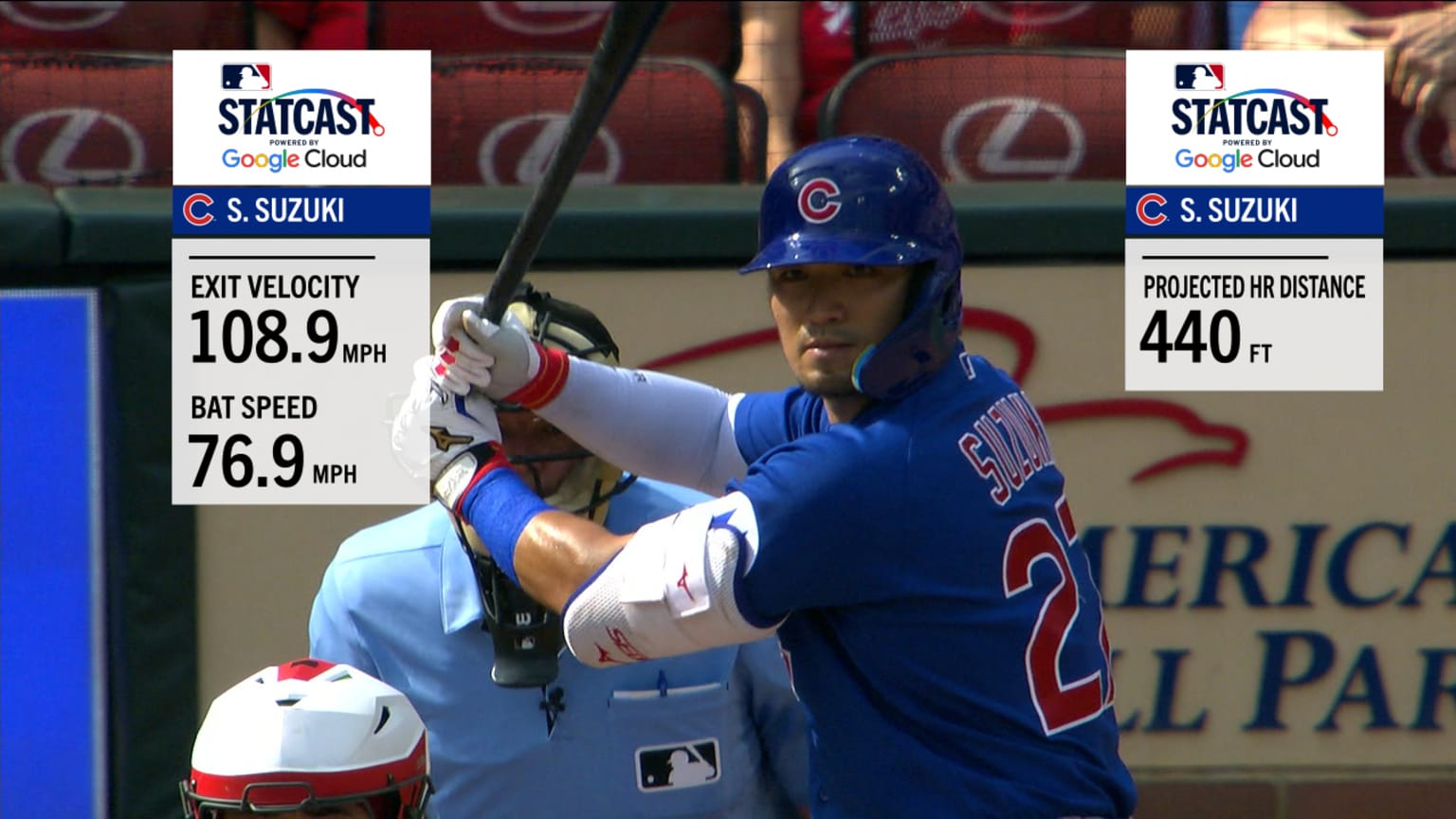 Seiya Suzuki's 440-foot home run vs. Reds | 09/20/2026 | Chicago Cubs
