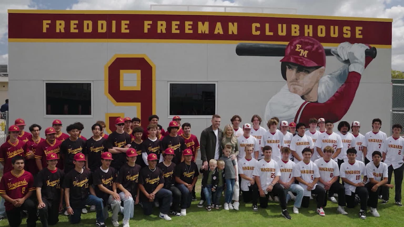 Freddie Freeman clubhouse at El Modena High School 03/27/2024 Los