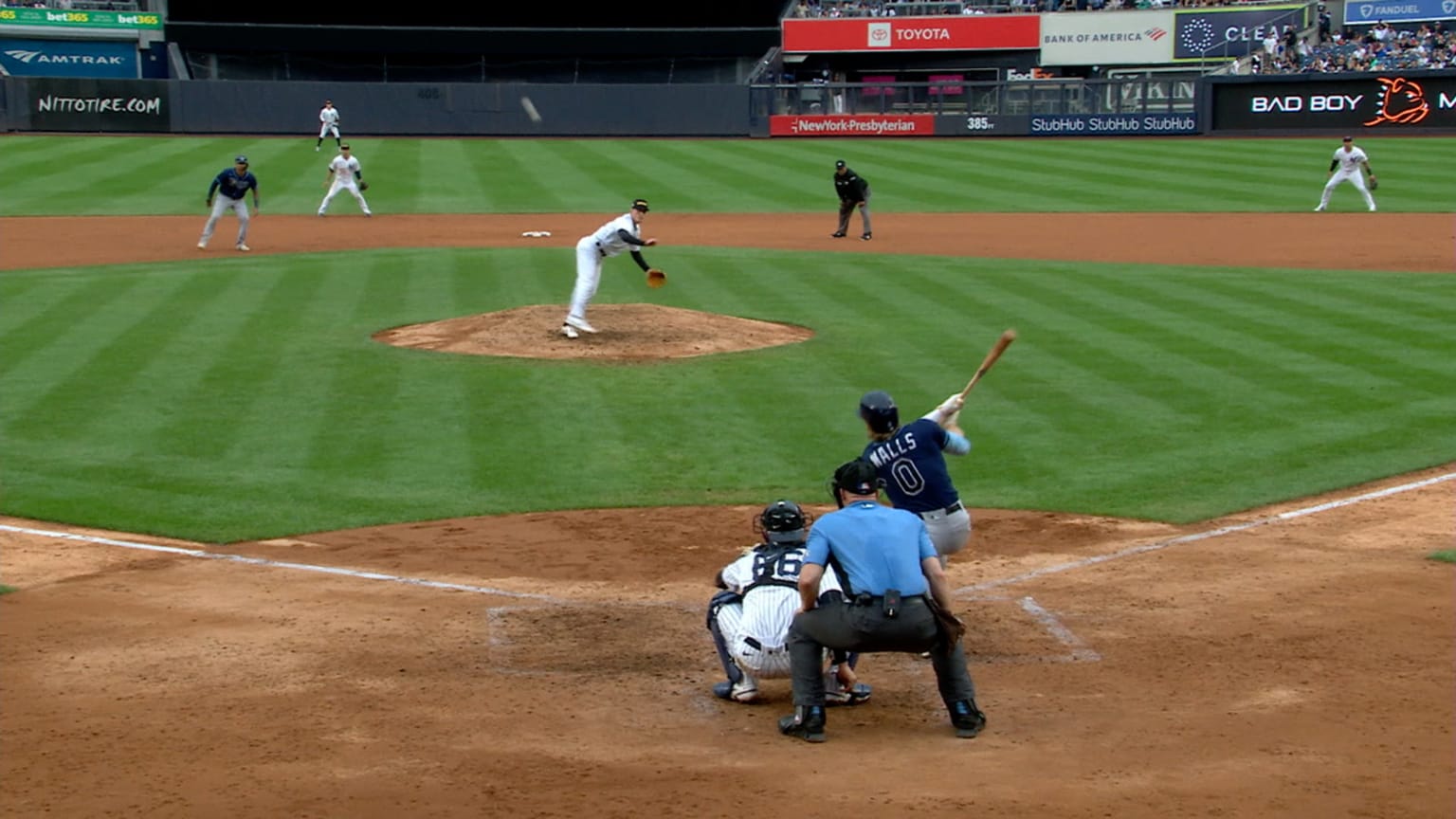 Taylor Walls swats an RBI single to left-center field | 09/11/2022 ...