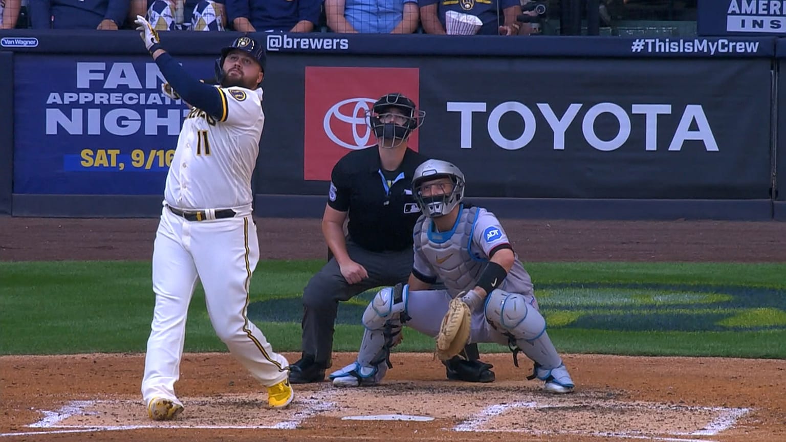 Rowdy Tellez's sac fly, 09/30/2022