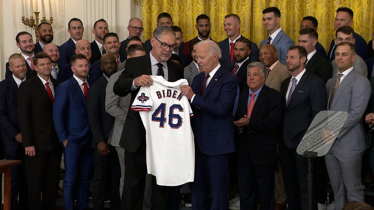 2023 World Series Champion Rangers Visit White House | 08/08/2024 ...