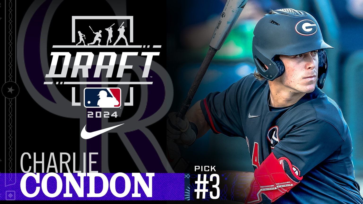 Draft 2024: Rockies select OF Charlie Condon No. 3 | 07/14/2024 | MLB.com