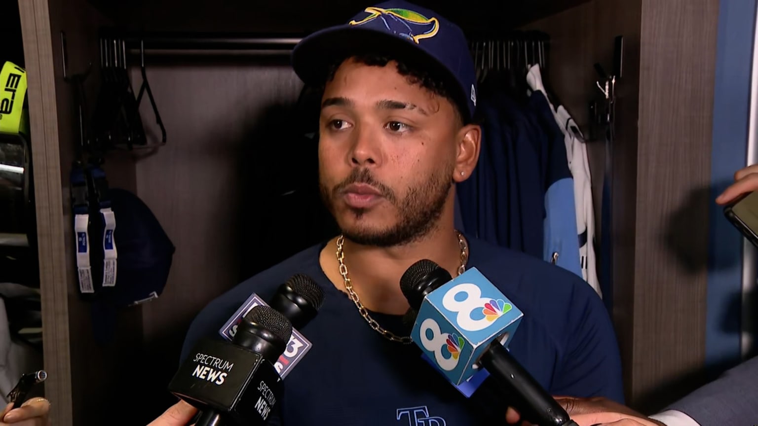 Freddy Peralta on difficulty facing Brewers, more | 10/26/2026 | Tampa ...