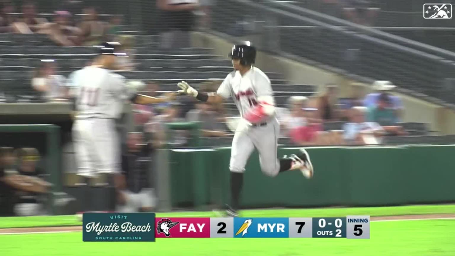 Luis Baez cranks a solo home run 08/11/2023