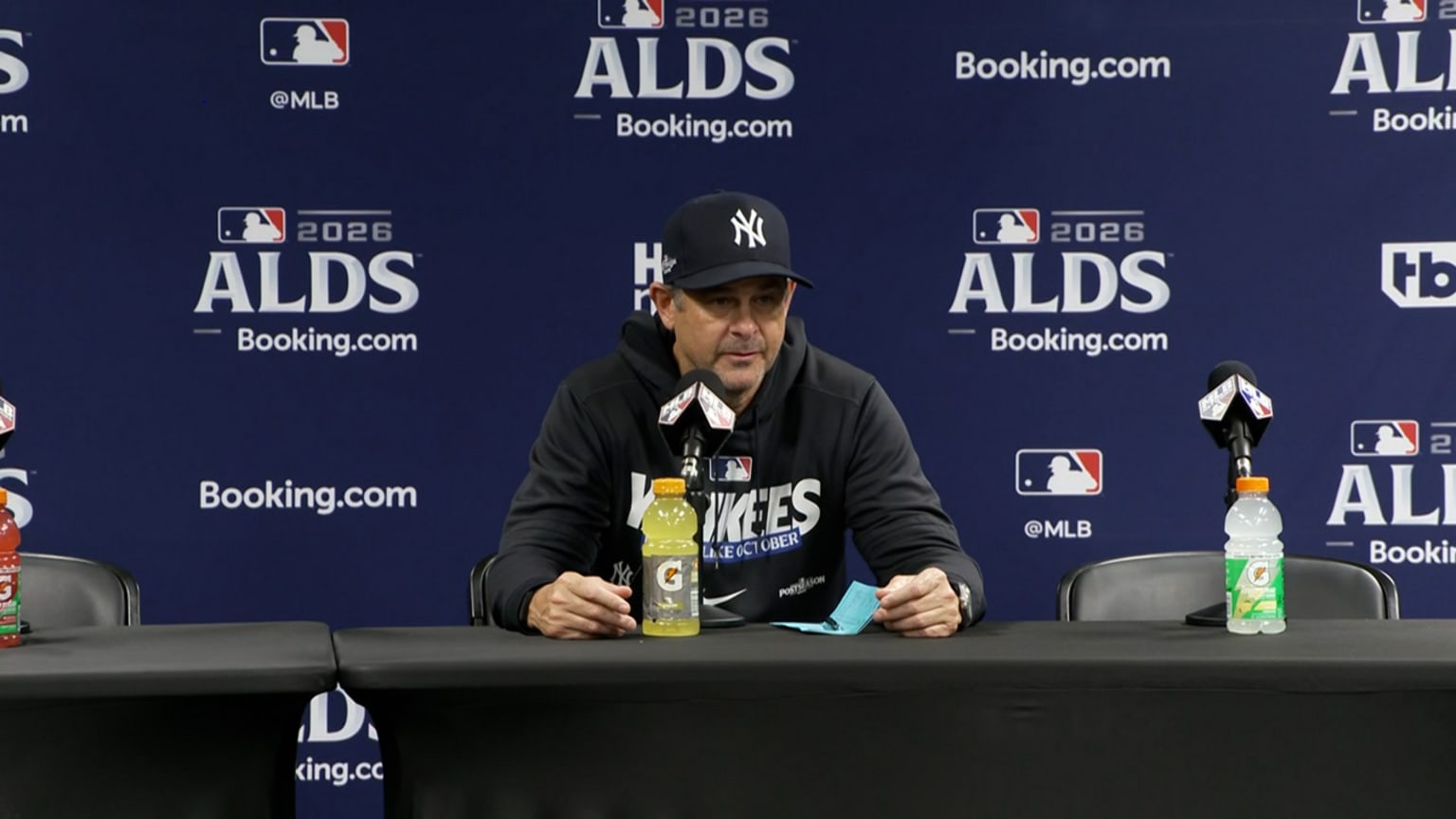Aaron Boone discusses difficult loss to the Rays | 10/05/2026 | New ...