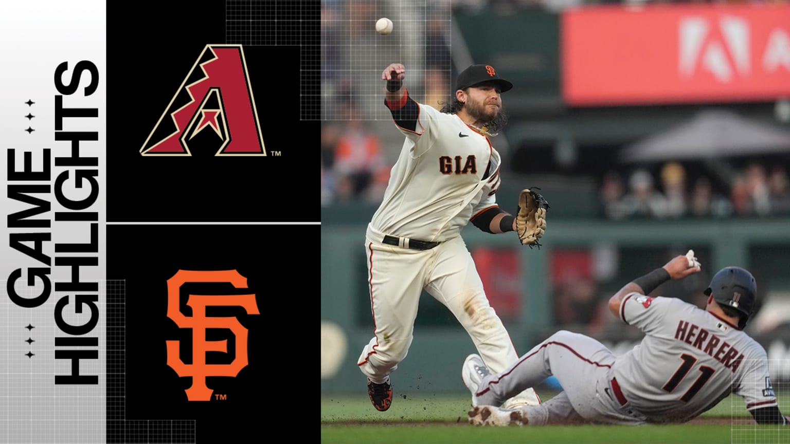 D-backs at Giants - August 3, 2023: Title Slate, 08/02/2023