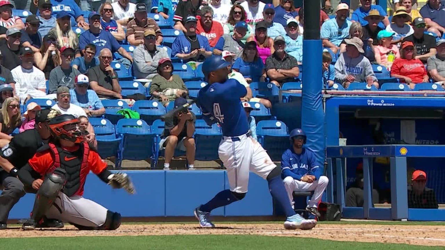 George Springer hits a two-run single | 03/19/2024 | Toronto Blue Jays