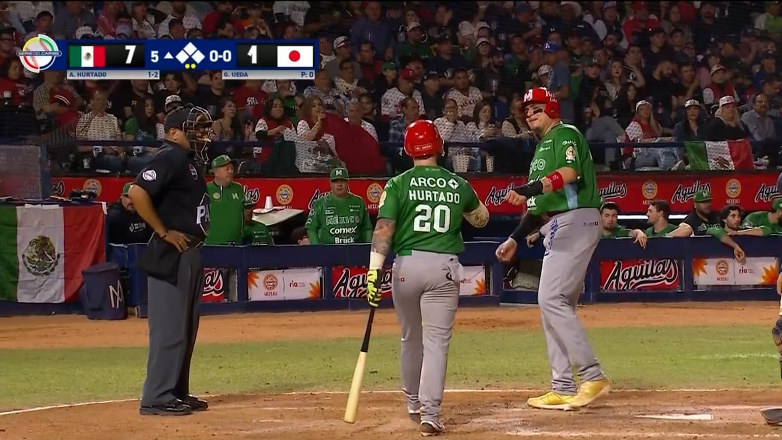 Mexico scores five runs in the 5th inning 02/04/2025