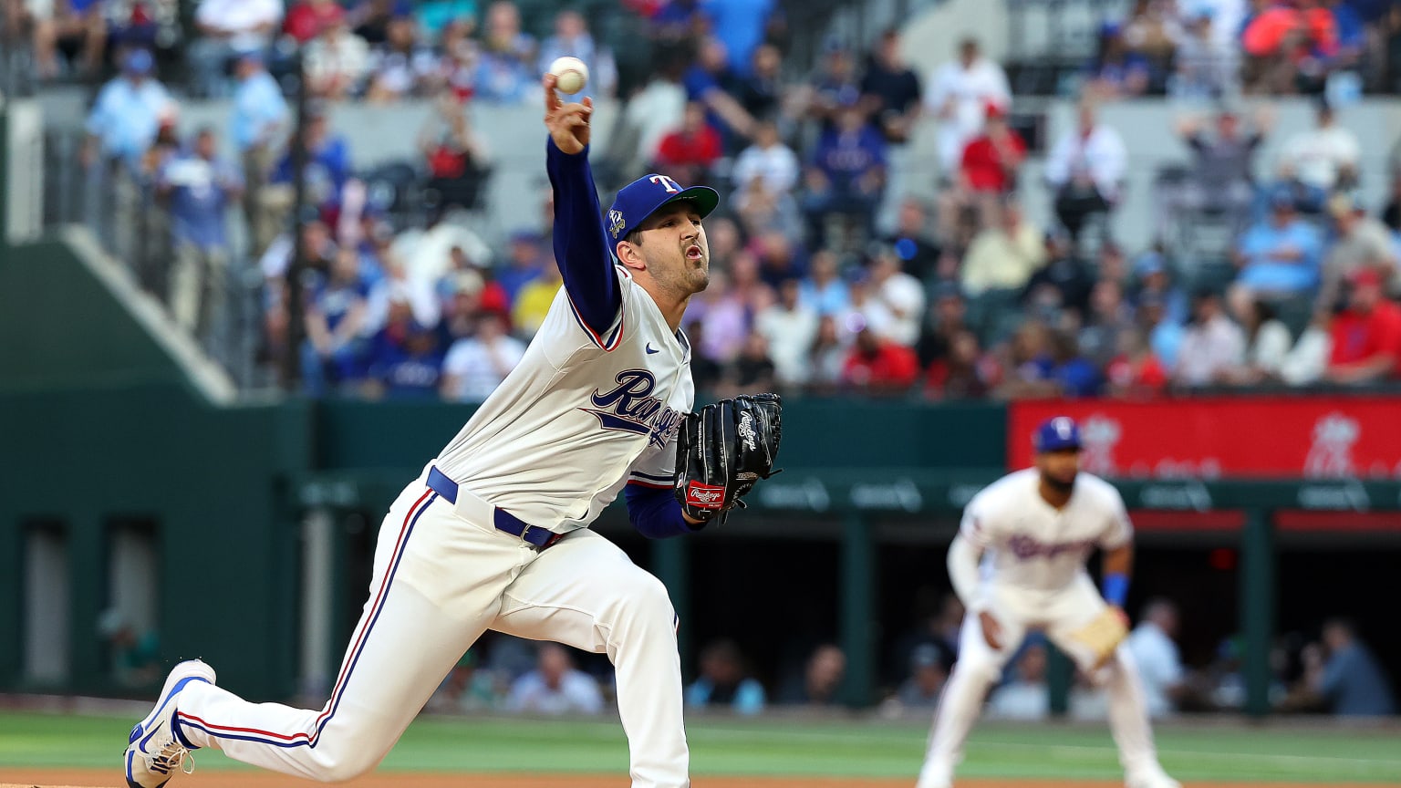 Tyler Mahle strikes out Mike Trout | 04/15/2025 | Texas Rangers