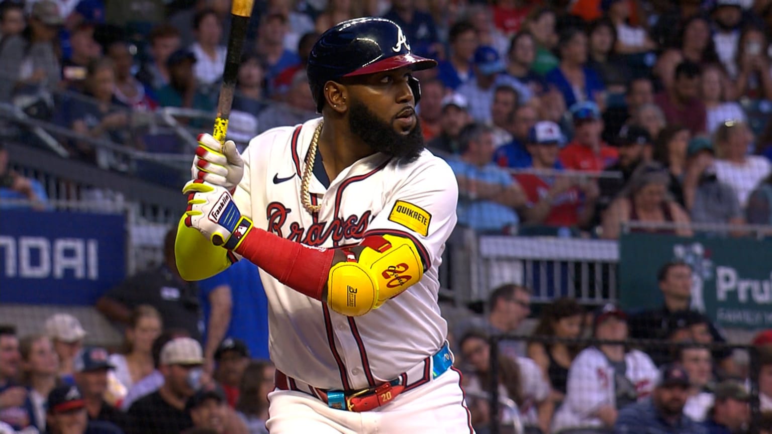 Marcell Ozuna's sacrifice fly