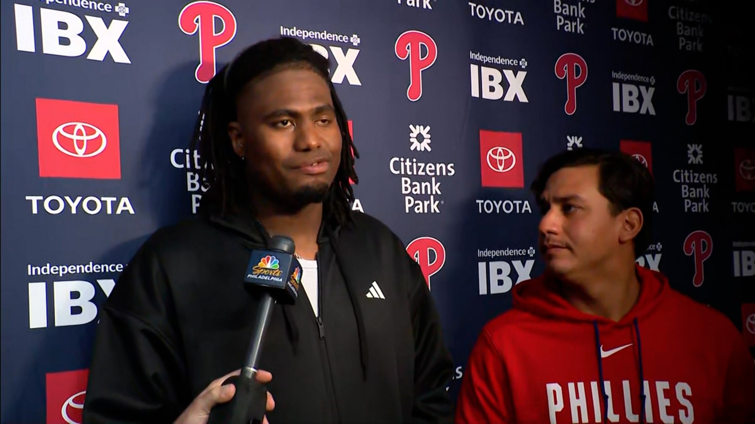 Felix Reyes' on his first MLB home run | 04/18/2026 | Philadelphia Phillies
