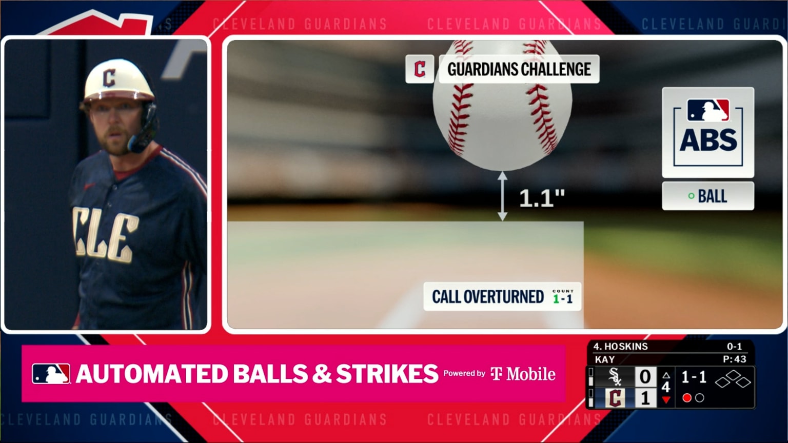 Strike 2 overturned to Ball 1 after ABS Challenge | 07/03/2026 ...