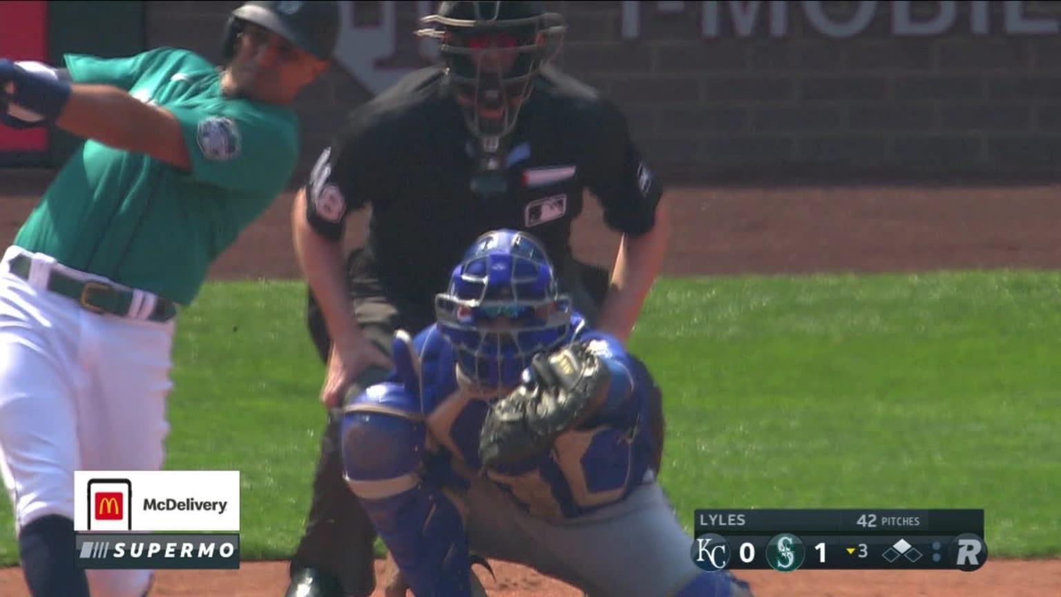 Josh Rojas homers to right field in the 3rd inning | 08/26/2023 ...