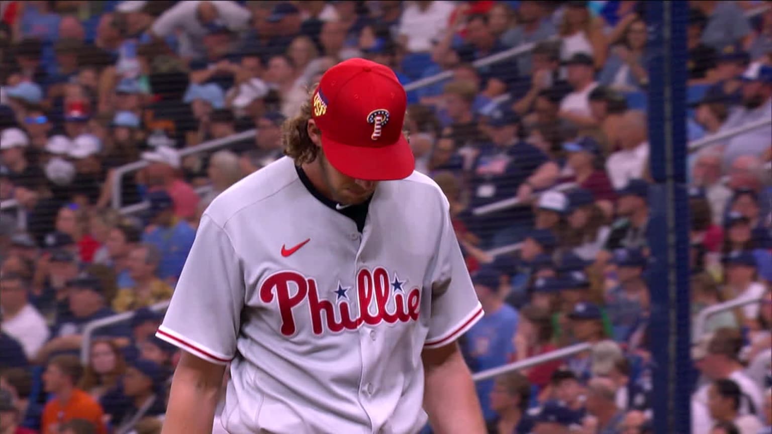 Aaron Nola's 12th strikeout | 07/04/2023 | Philadelphia Phillies