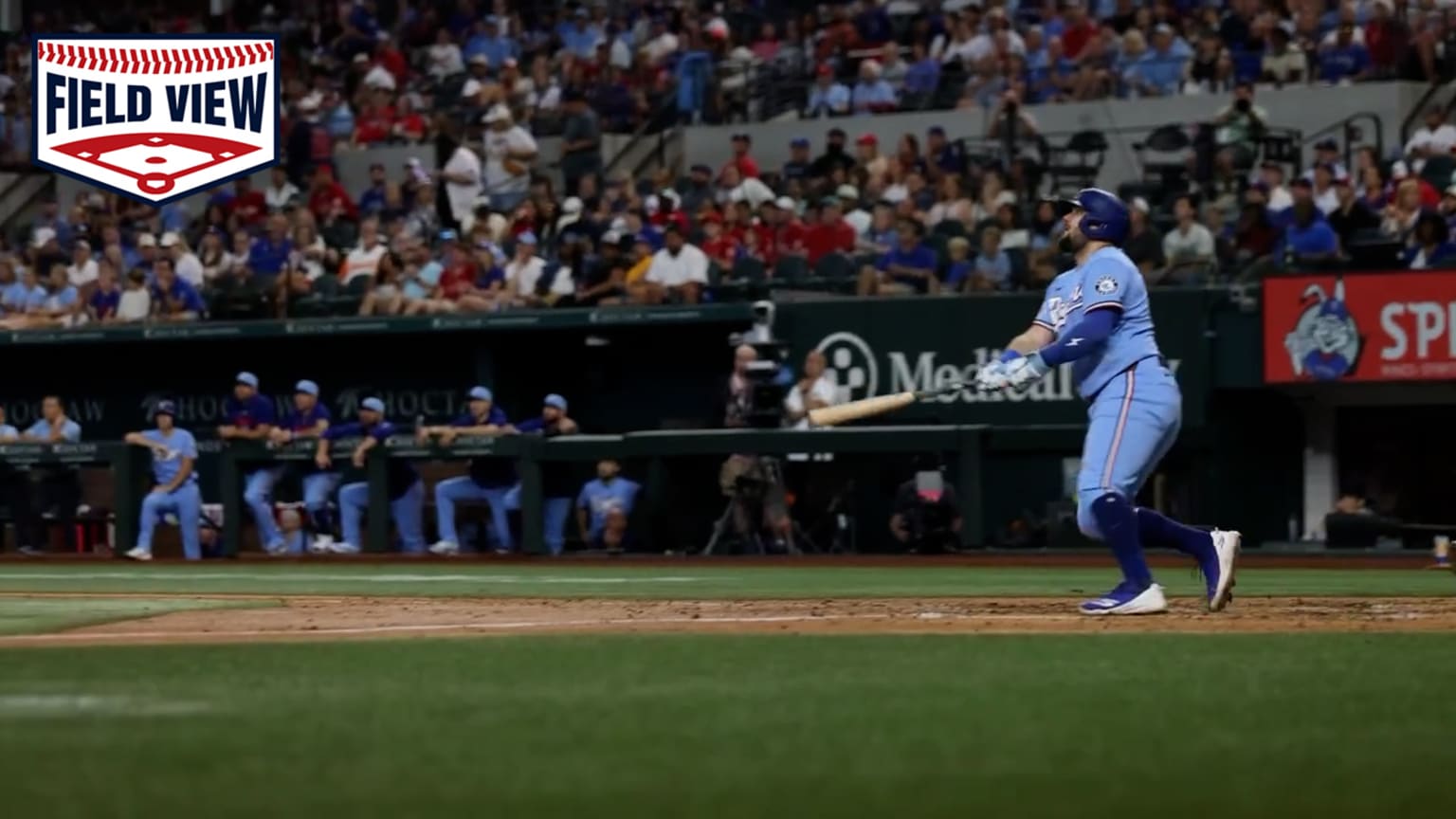 Field View: Jake Burger's two-run home run | 09/20/2026 | Texas Rangers