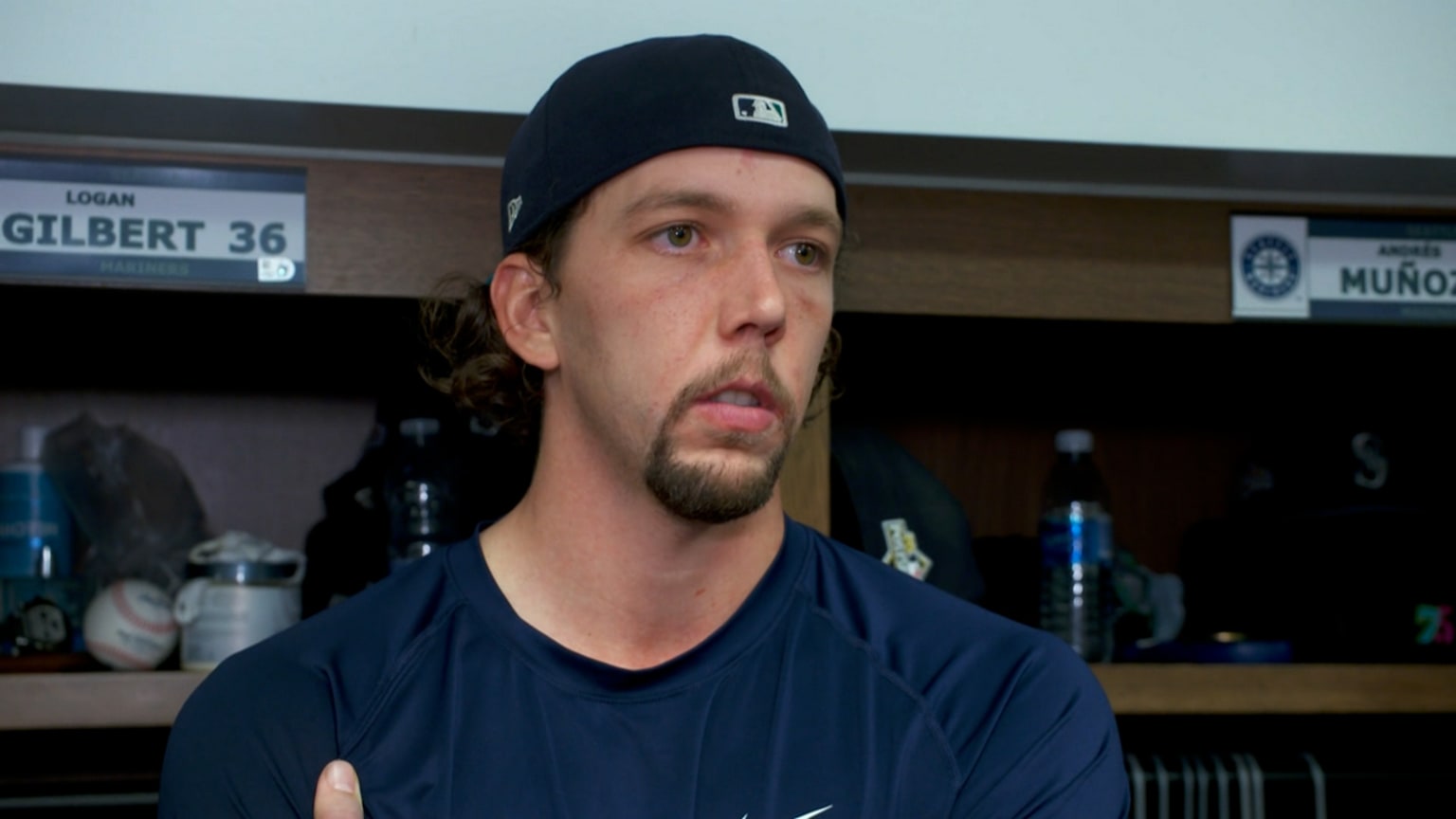 logan-gilbert-discusses-his-start-in-game-6-10-19-2025-seattle-mariners
