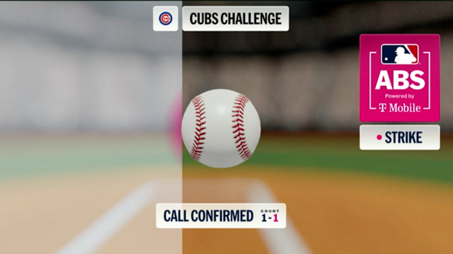 Strike 1 confirmed after ABS Challenge | 04/06/2026 | Chicago Cubs