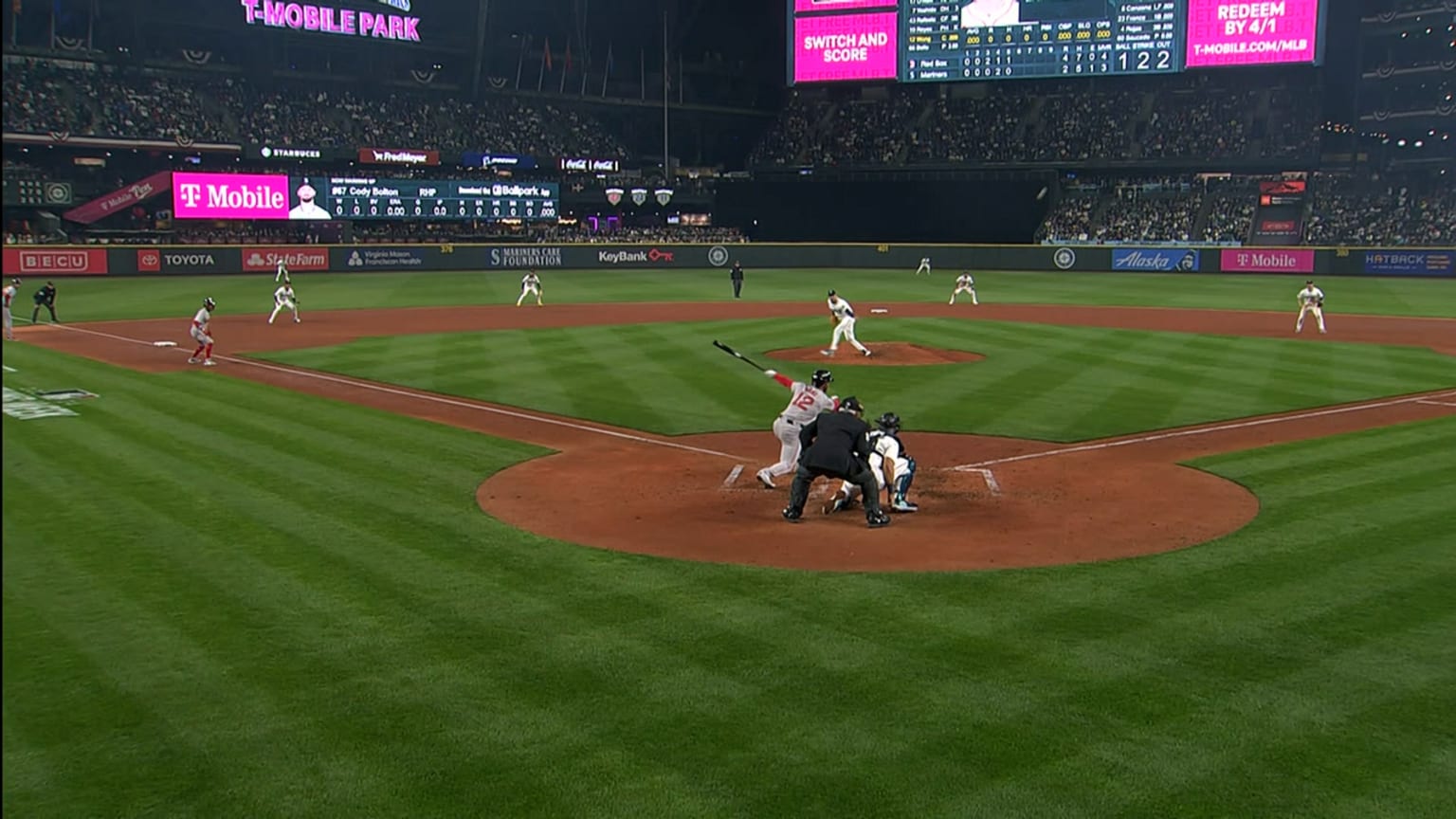 Connor Wong's RBI single 03/28/2025 Boston Red Sox
