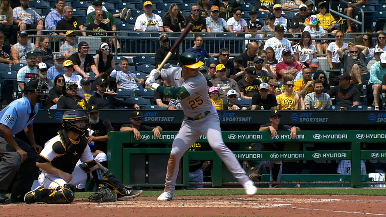 Brent Rooker doubles and scores Seth Brown | 06/07/2023 | Athletics