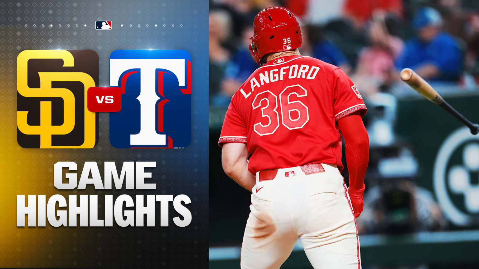 Wyatt Langford drives in a pair in Rangers' 9-7 win | 06/19/2026