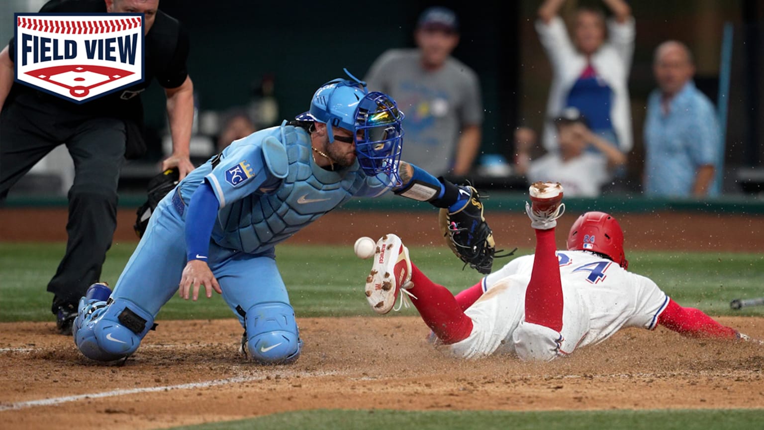 Image showcasing Field View: Ezequiel Durán's walk-off single | 05/30/2026 | Texas Rangers