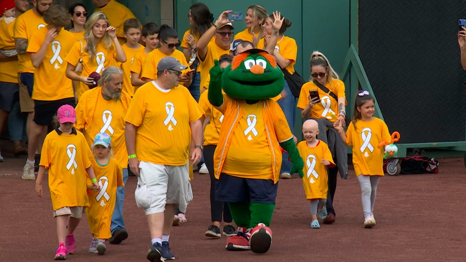 Red Sox celebrate Childhood Cancer Awareness Day | 09/02/2026 | Boston ...