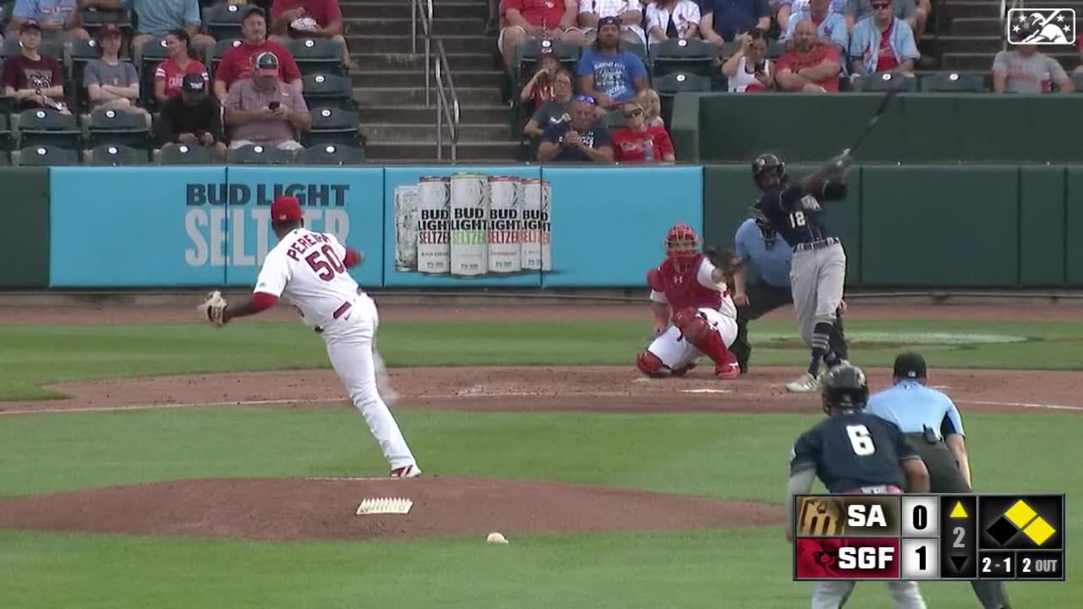 Pedro Pages hits his 14th homer of the season 08/09/2023