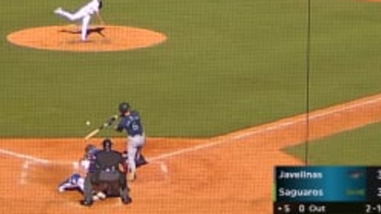 Colt Emerson doubles in the 5th 10/09/2024 Seattle Mariners