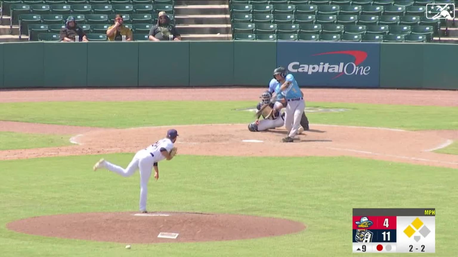 J.J. D'Orazio hits his first home run down the line 08/27/2023