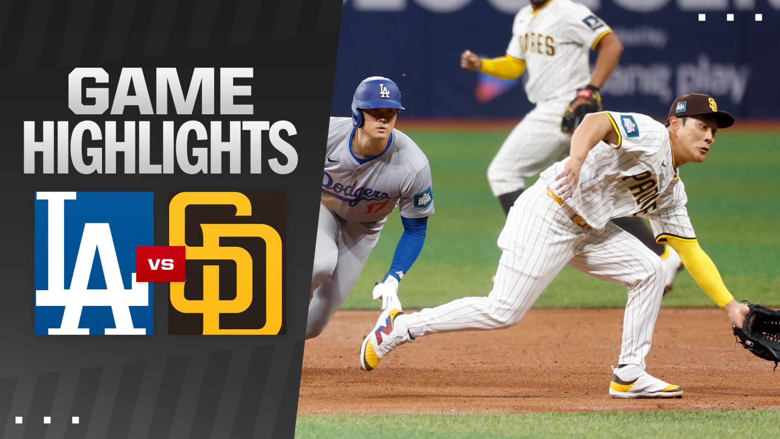 Dodgers vs. Padres Highlights 03/20/2024 Los Angeles Dodgers