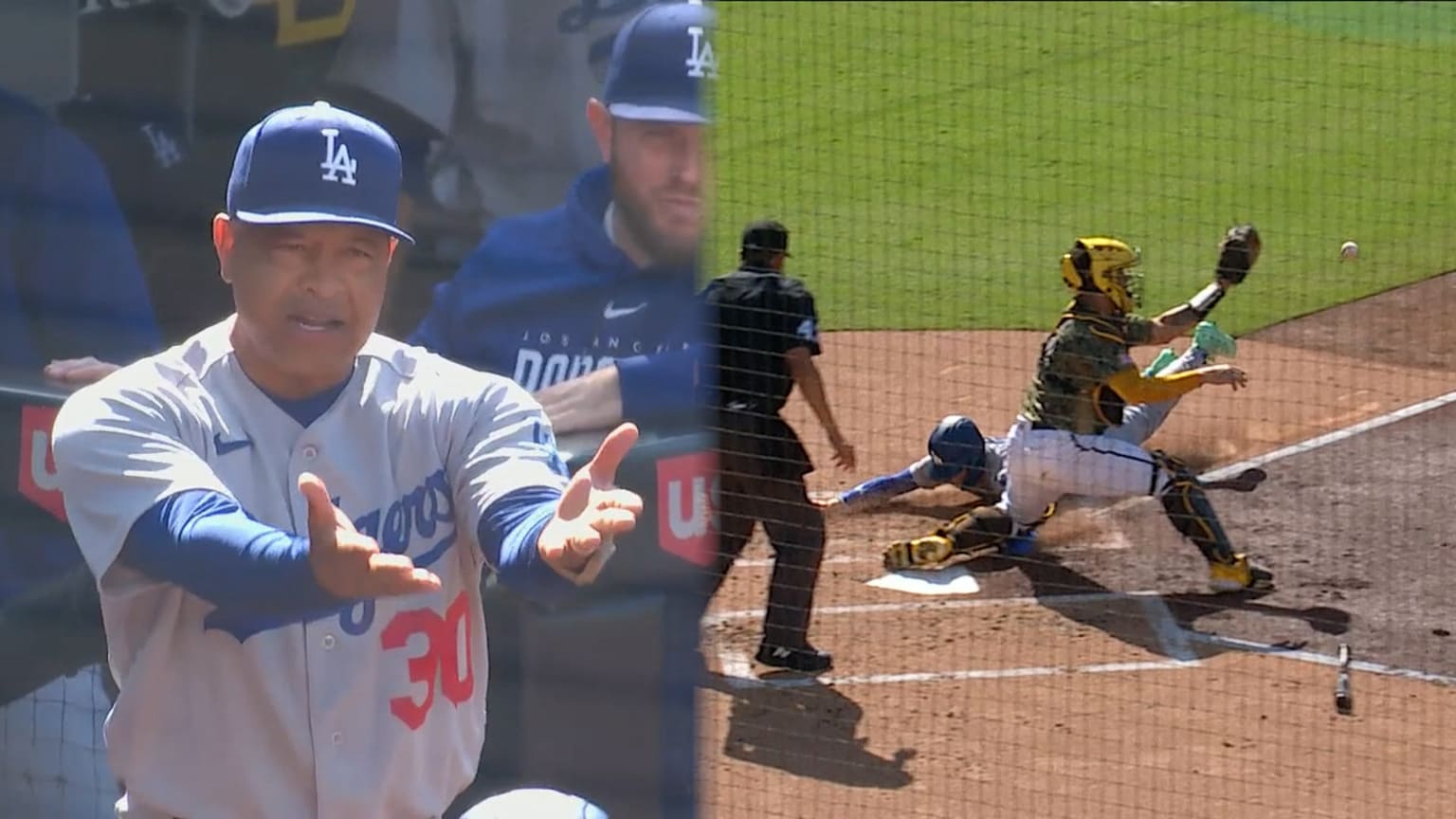 Kiké Hernández scores after a challenge | 08/06/2023 | MLB.com