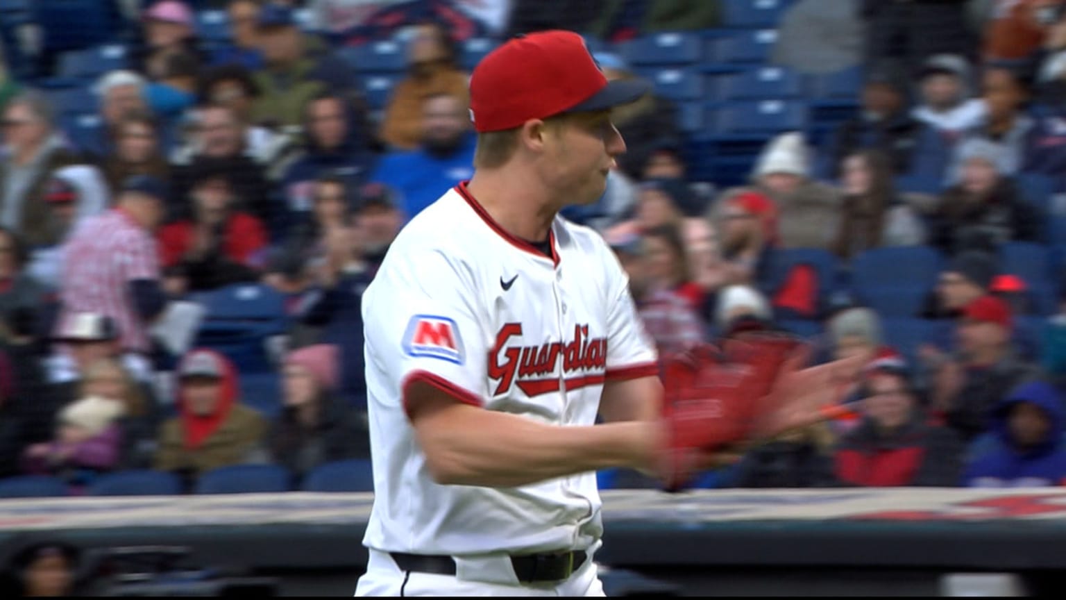 Tim Herrin strikes out Salvador Perez | 04/12/2025 | Cleveland Guardians