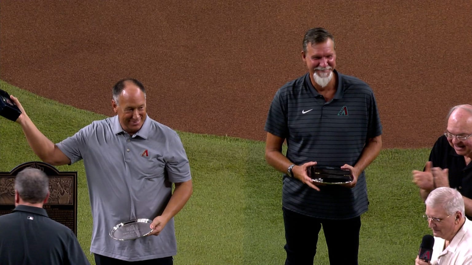 D-backs honor Luis Gonzalez and Randy Johnson | 07/28/2024 | Arizona ...