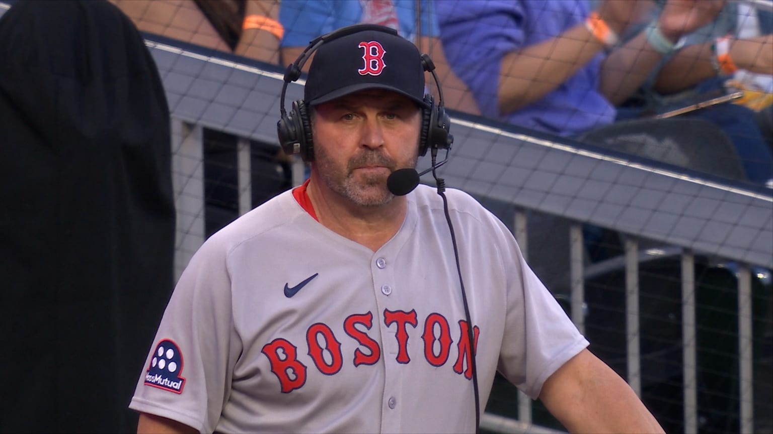 Jason Varitek joins the broadcast in the 5th